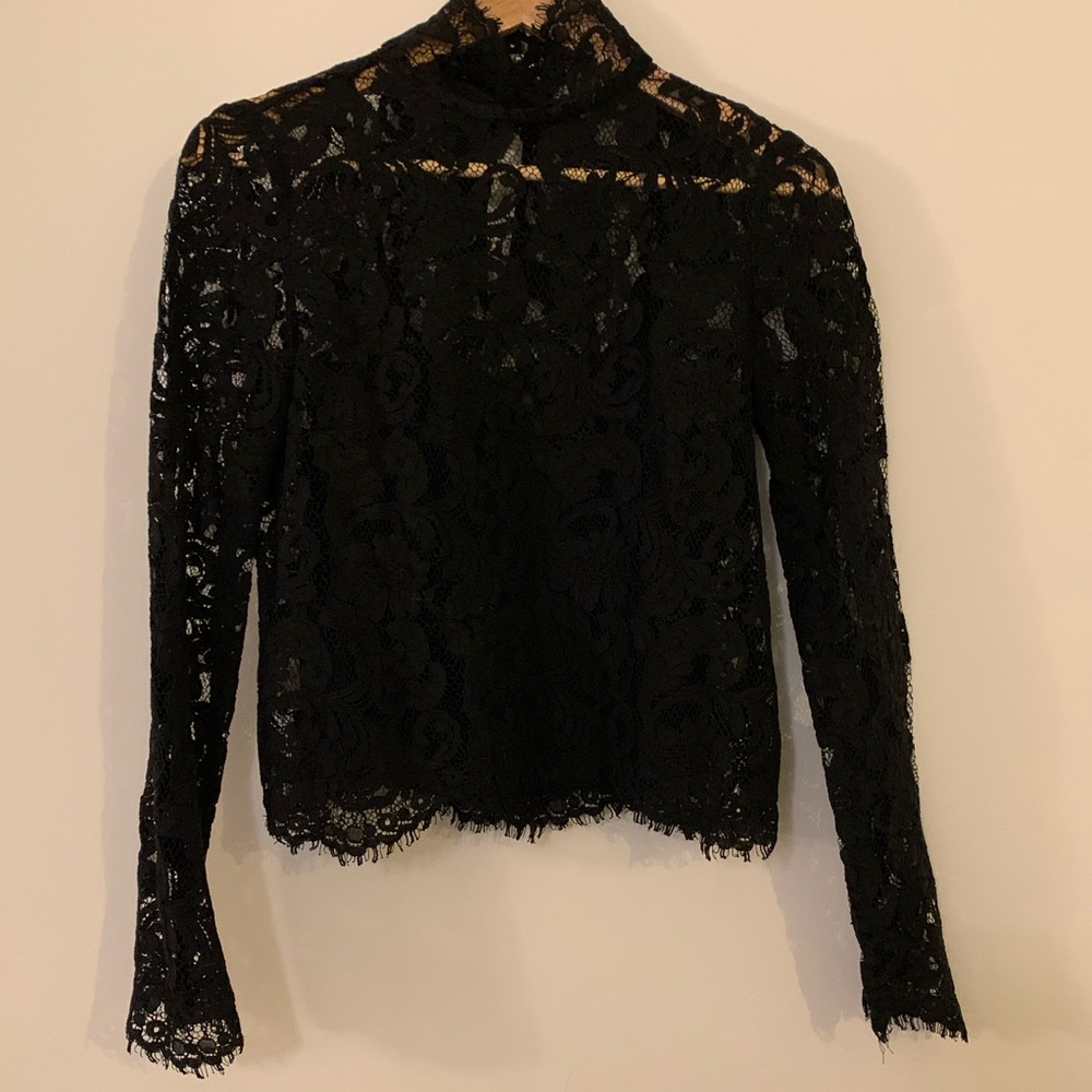 (SOLD) - Wilfred Delicate Lace Blouse
